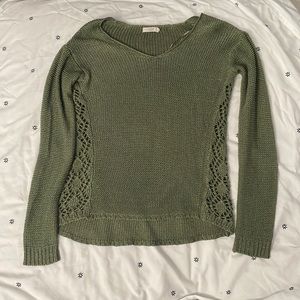Green Knit Sweater